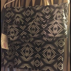 Black, white and gray LLR Cassie pencil skirt